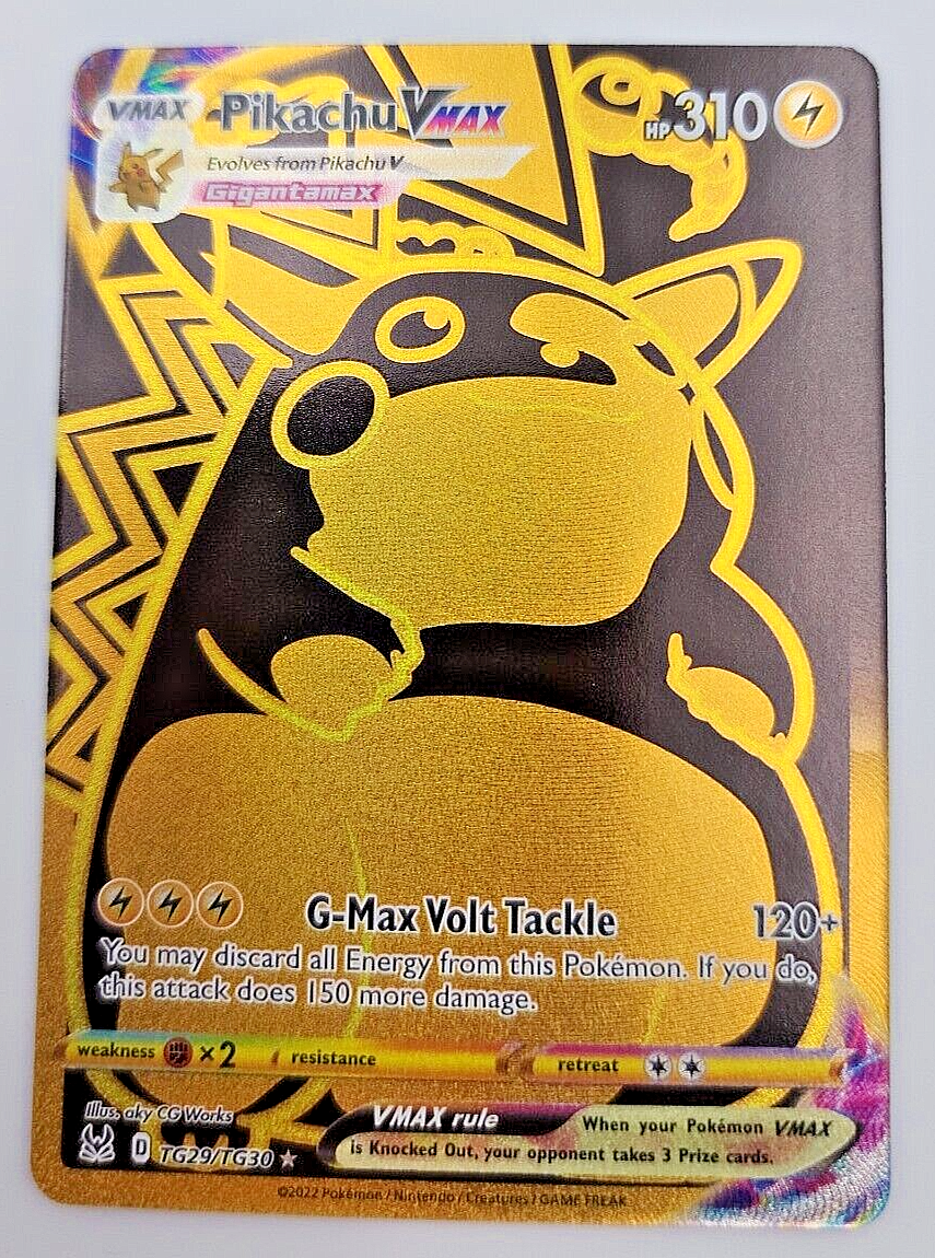 Pokemon Lost Origins Pikachu VMAX Trainer Gallery TG29/30