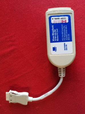3Com Network Adapter Dongle Cable 3CCFEM556-DAA-CBL Megahertz 10/100 LAN-56K