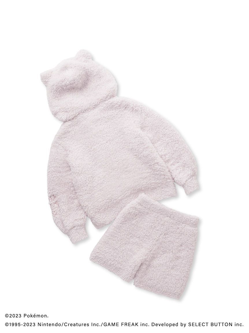 Pre-owned Gelato Pique Pajamas Parka & Shorts Junior Pokemon Jigglypuff Sleep In Yellow