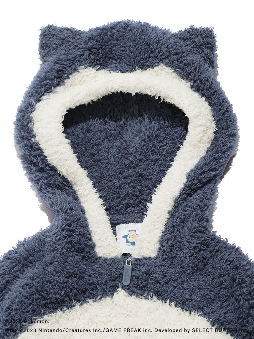 Pre-owned Gelato Pique Pajamas Parka & Shorts Japan Nintendo Junior Pokemon Snorlax Sleep In Yellow