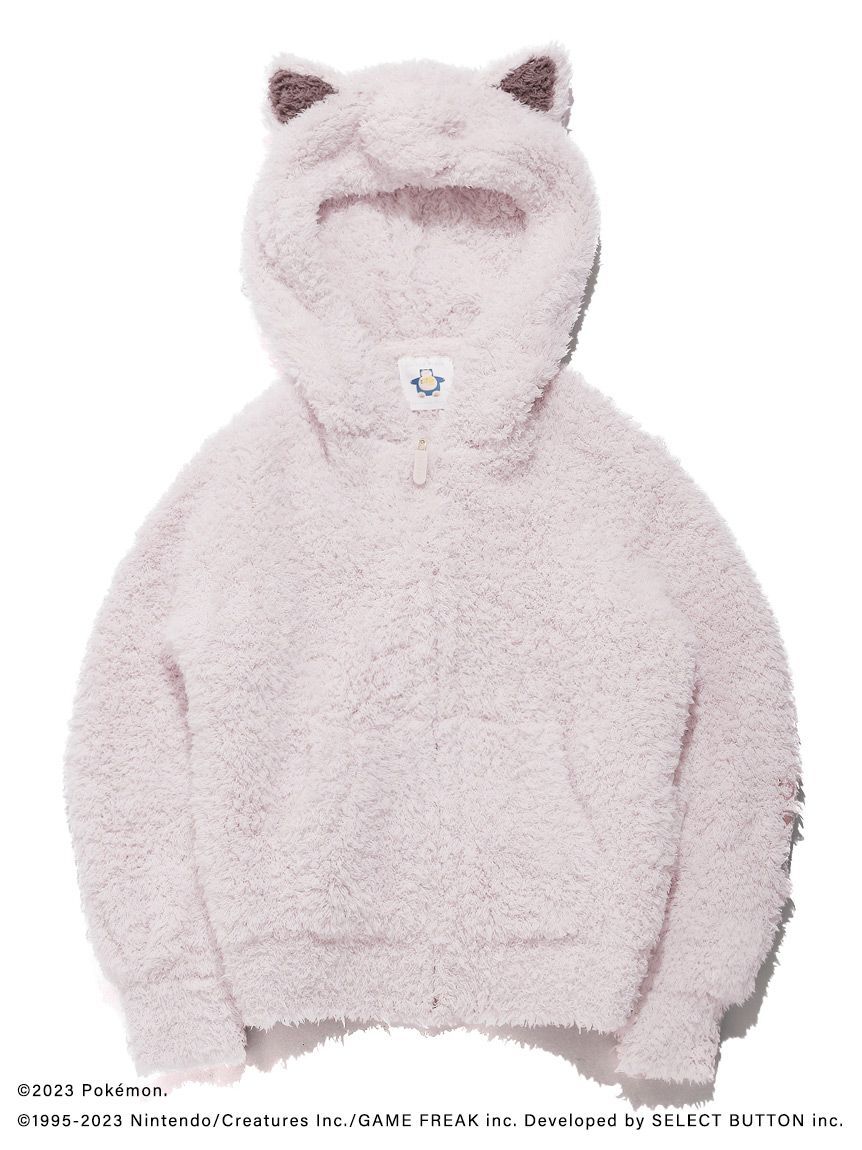 Pre-owned Gelato Pique Pajamas Parka & Shorts Junior Pokemon Jigglypuff Sleep In Yellow