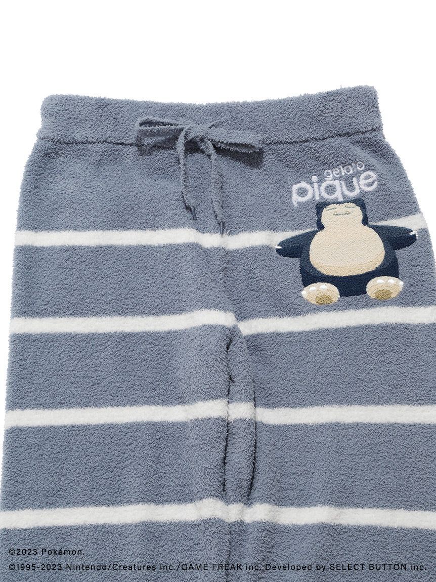 Pre-owned Gelato Pique Pajamas Baby Moco Jacquard Long Pants Mens Pokemon Pikachu Sleep In Yellow