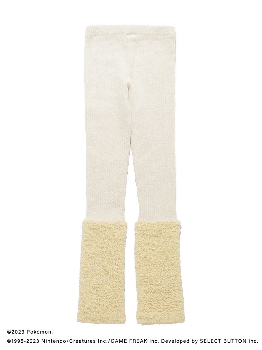 Pre-owned Gelato Pique Pokemon Sleep ×  Pikachu Hoodie & Leg Warmer Leggings Set Pajama In Yellow