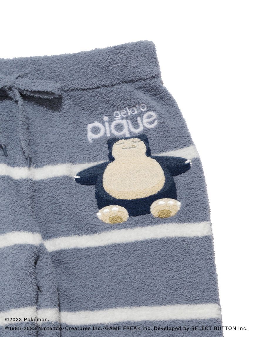 Pre-owned Gelato Pique Pajamas Baby Moco Jacquard Long Pants Mens Pokemon Pikachu Sleep In Yellow