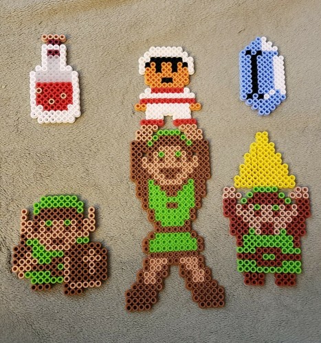 その他 beads art Zero Mega Man Rockman Mini Bead Sprite Perler Artkal Pixel