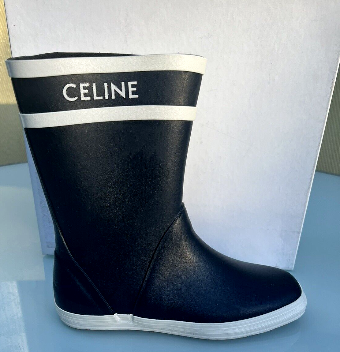 CELINE RUBBER BOOT SIZE IT 37 | eBay