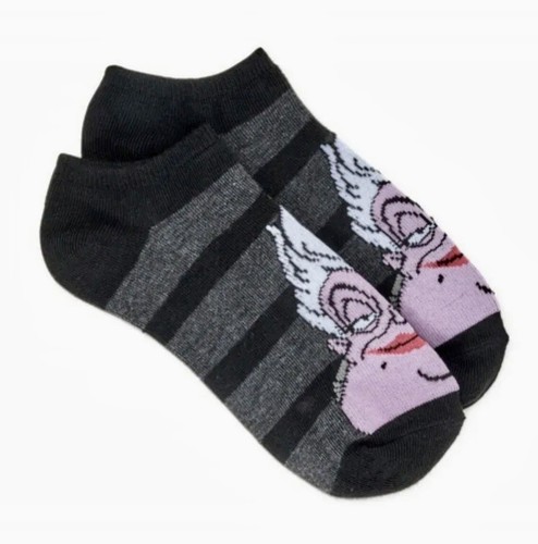 Black/grey Size 9-11 Shoe Size 4-10 No Show Socks 1 Pair Nwt
