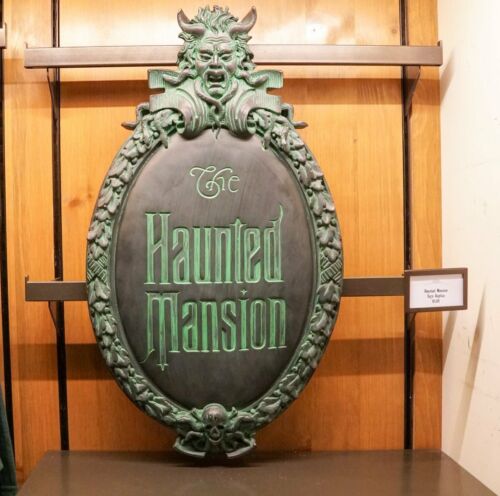 Haunted Mansion Gate Plaque Full-Size Replica Sign - Art of Disney Theme Parks