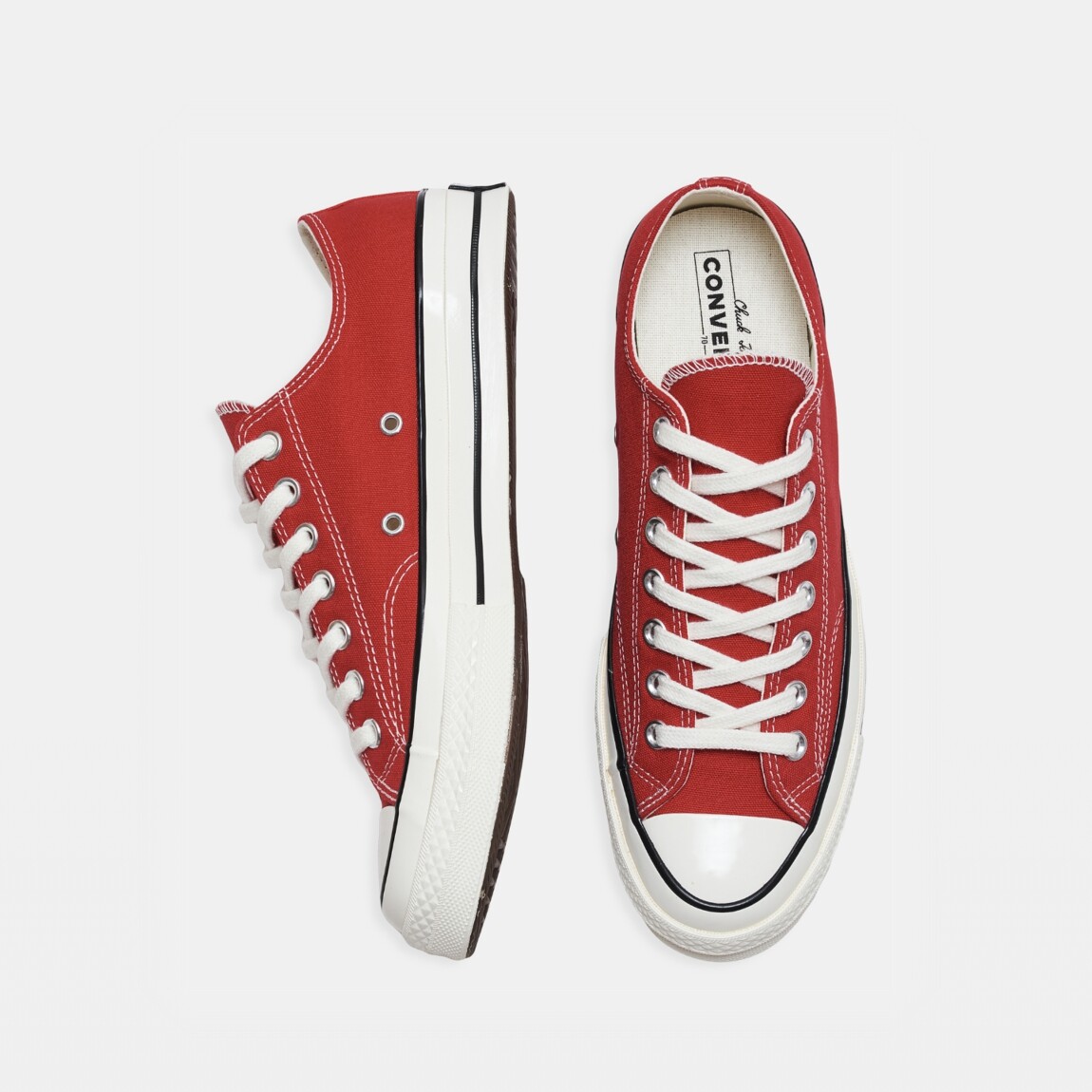 70's US版Oui New CONVERSE Mens CHUCK 70 VINTAGE CANVAS ENAMEL RED A10276C