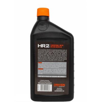 Driven Racing Oil 02006 HR2 Conventional 10W30 Motor Oil, 12 Qts