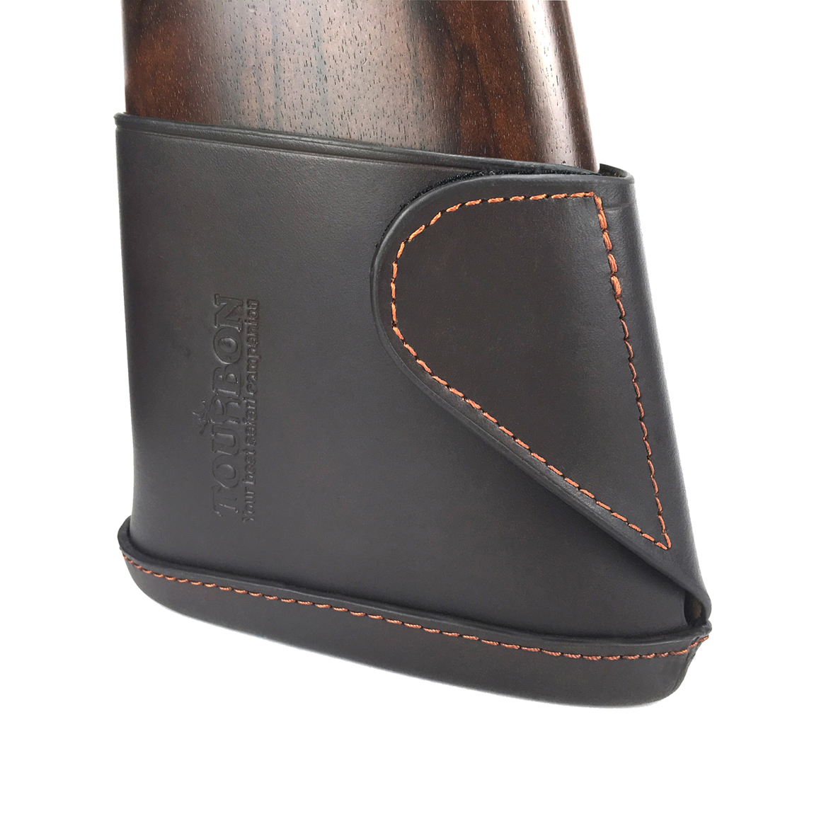 Tourbon Fusil Slip-on recule plaquettes pistolet chasse cuir véritable Extension