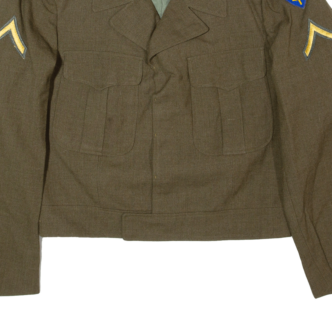 Army Mens Blazer Jacket Green M - Picture 5 of 6