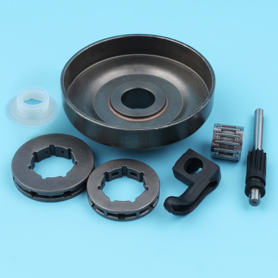 .325" Clutch Drum Oil Pump Piston Worm Gear Kit for HUSQVARNA 445 445E 450 450E