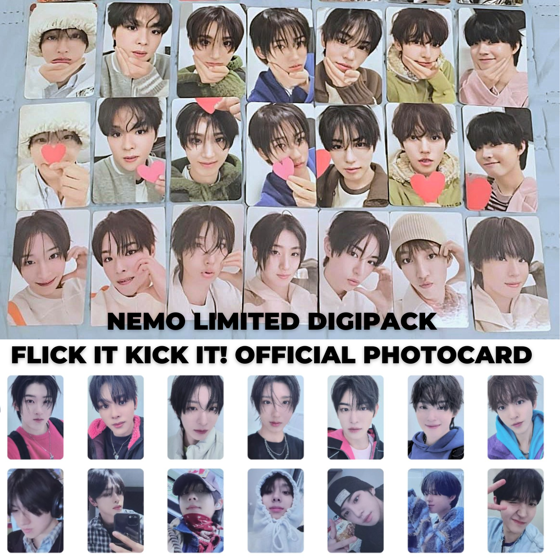KICKFLIP JYP NEMO LIMITED DIGIPACK ALBUM FLICK IT KICK IT