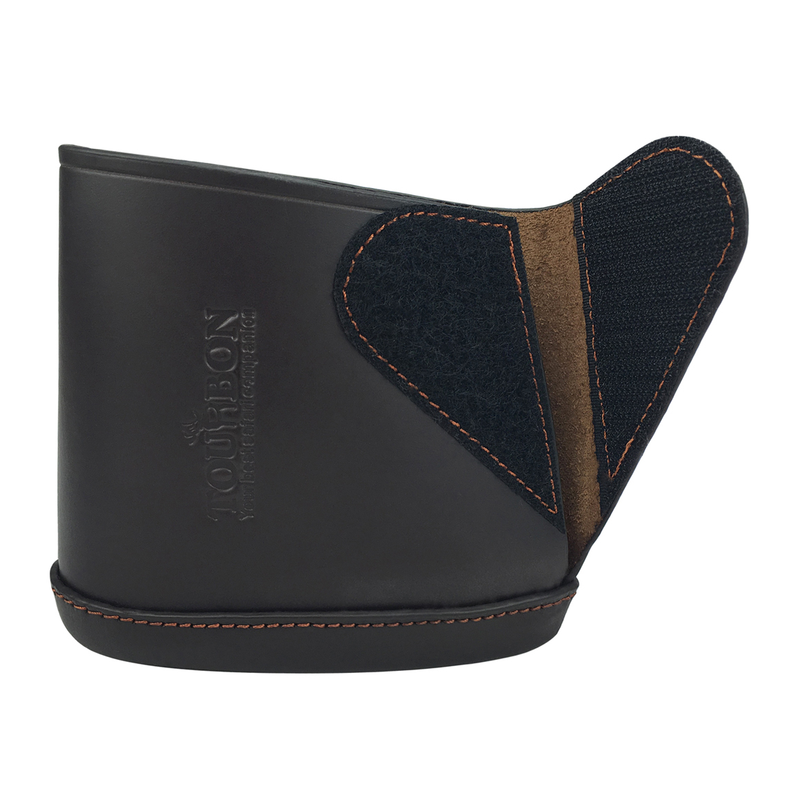Tourbon Fusil Slip-on recule plaquettes pistolet chasse cuir véritable Extension