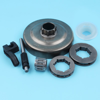 .325" Clutch Drum Oil Pump Piston Worm Gear Kit for HUSQVARNA 445 445E 450 450E