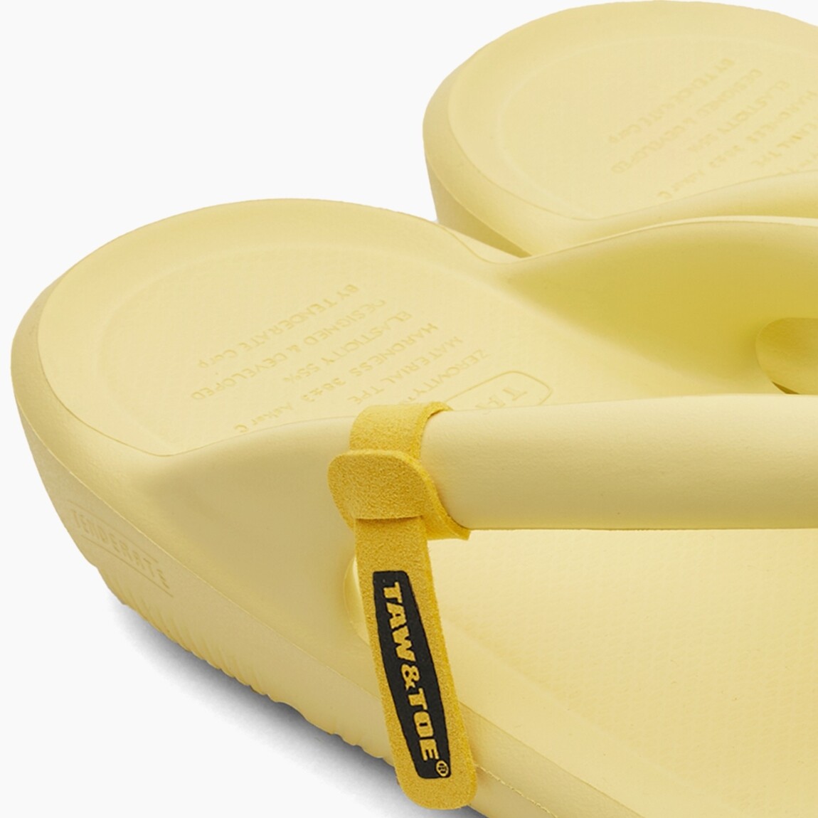 New TAW&TOE FLIP FLOP ZEROVITY OG LEMON BUTTER Z-FF-LBAJ