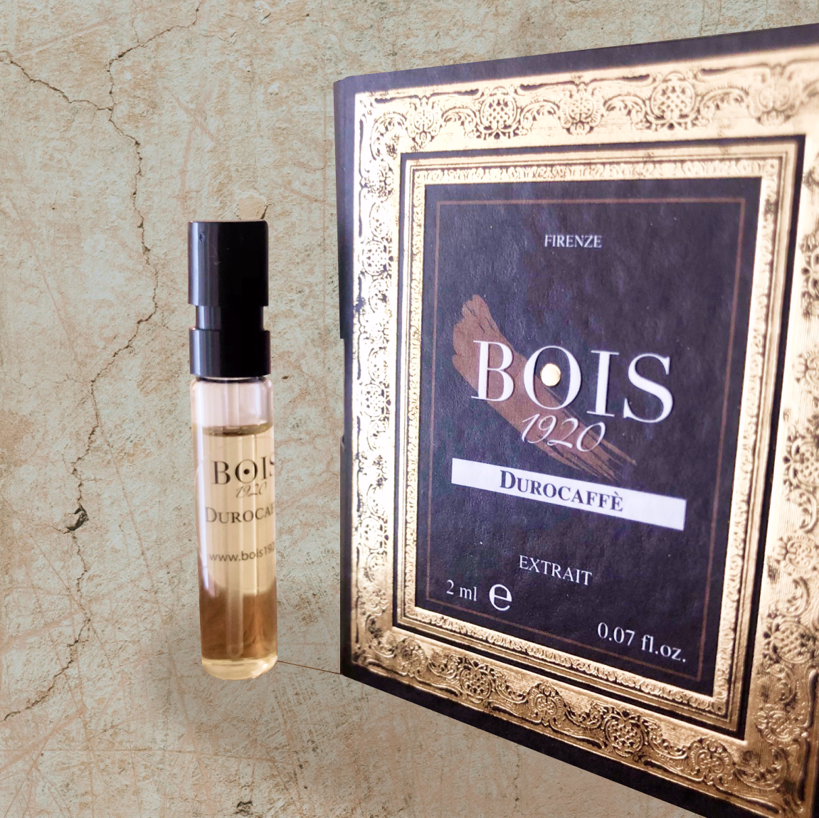 DUROCAFFE Bois 1920 (2ML-Carded-Sample) Niche Coffee Scent, Brand New