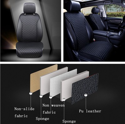 Nissan Pathfinder Luxus Lammfell Sitzbezüge Auto Sitzbezug Schwarz