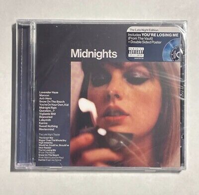 Taylor Swift Midnights Late Night Edition CD Eras Tour New York Exclusive New