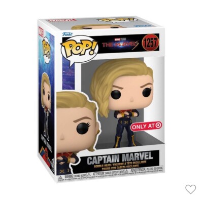 Funko POP! Vinyl: The Marvels - Captain Marvel Bobble Head 1257