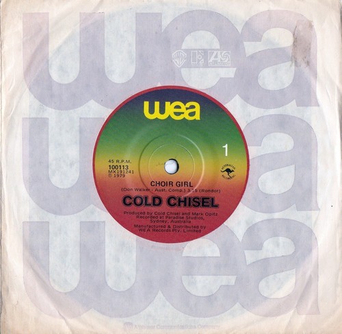 Cold Chisel Orig Oz 45 Choir Girl Ex 79 Wea 100113 Jimmy Barnes