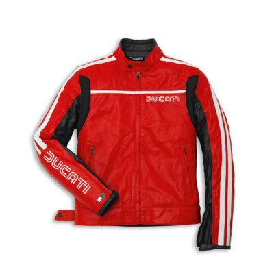 Ducati Dainese 80s Leather Jacket Red New | eBay