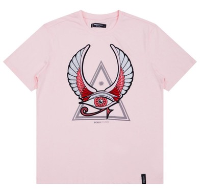 Мужская футболка Roku Studios Pale Pink Flying Eye Pyramid