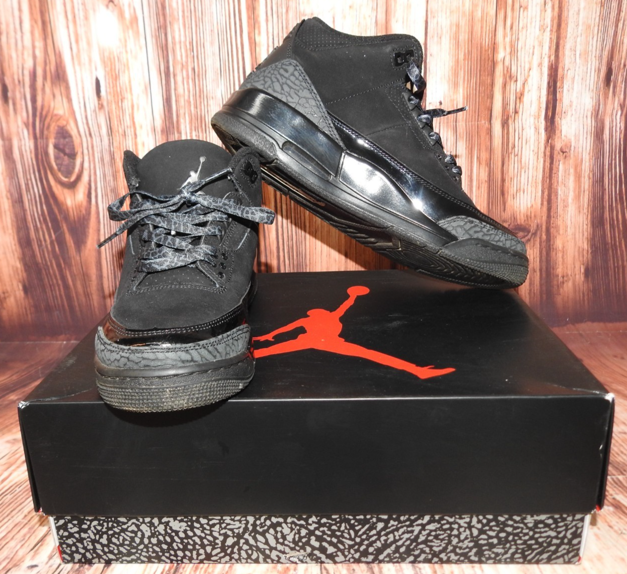 men's Size 8 women's 9.5 Air Jordan 3 Retro 2025 Black Cat