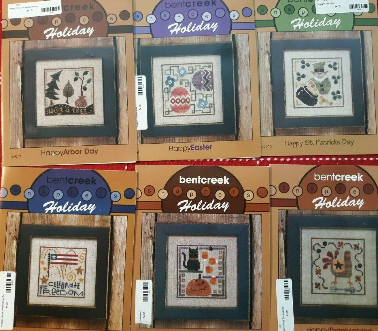 Patterns W Snaps Bentcreek Snappers Mini Cross Stitch