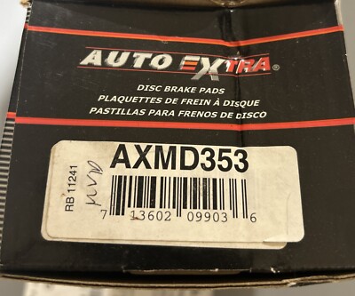 Disc Brake Pad Set-Pads Auto Extra AXMD353 - New - Free Shipping RB 11241