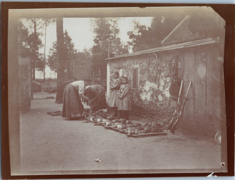 France, Vilbert, Portrait PrÃ¨S Du Tableau De Chasse, Vintage Print, Circa 1895 T