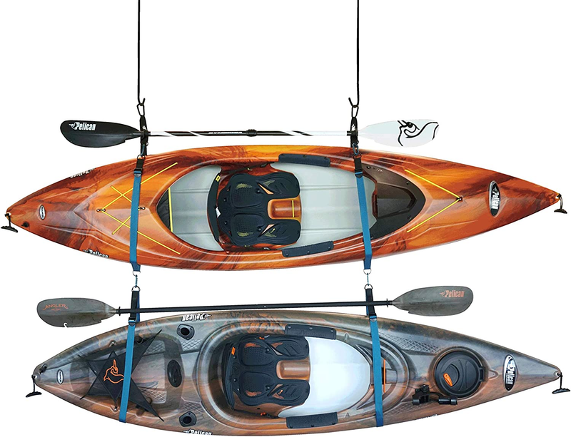 Storage Strap System - For Indoor And Outdoor Kayak & Sup Paddle Bo