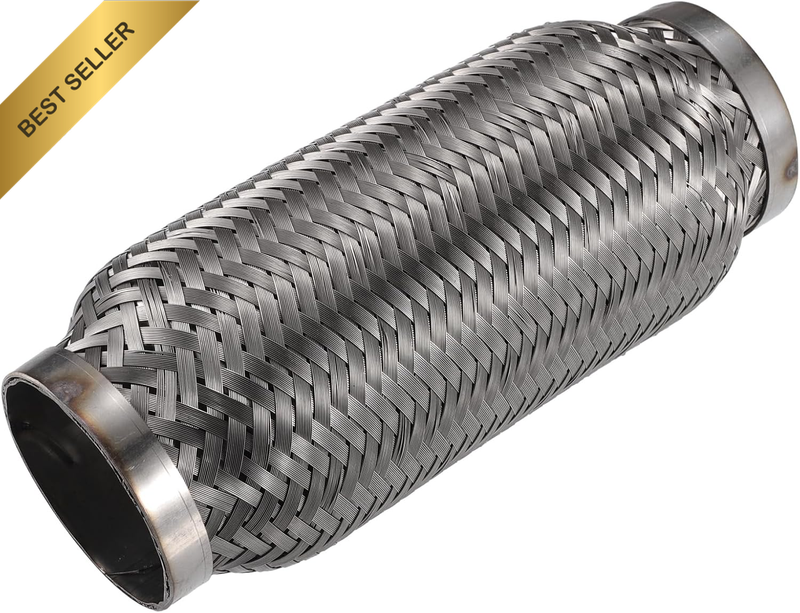 60X200Mm Universal Car Exhaust Flexible Pipe Tubing Exhaust Flex Joint Stainless