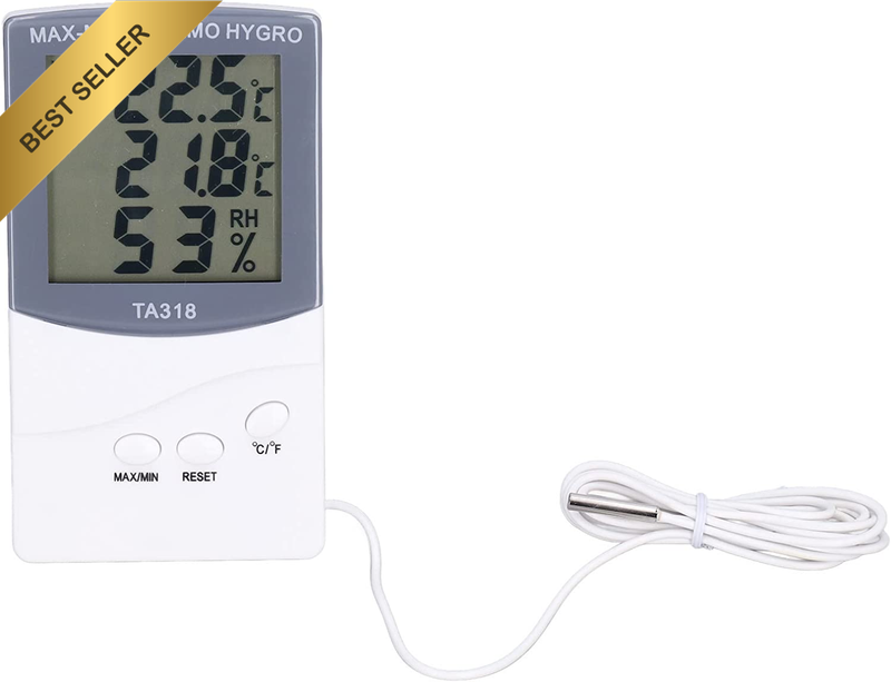 Indoor Outdoor Thermometer, Accurate Digital Hygrometer Indoor Thermometer Humid