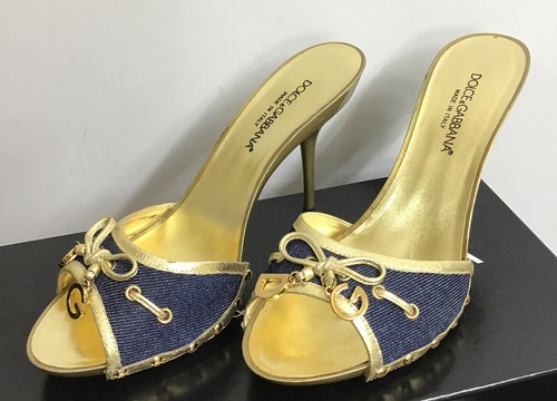 ✨美品✨ DOLCE & GABBANA ハイヒール 刺繍ラメ ポインテッドトゥ Dolce & Gabbana Pointed Toe Crystal-Embellished Pumps