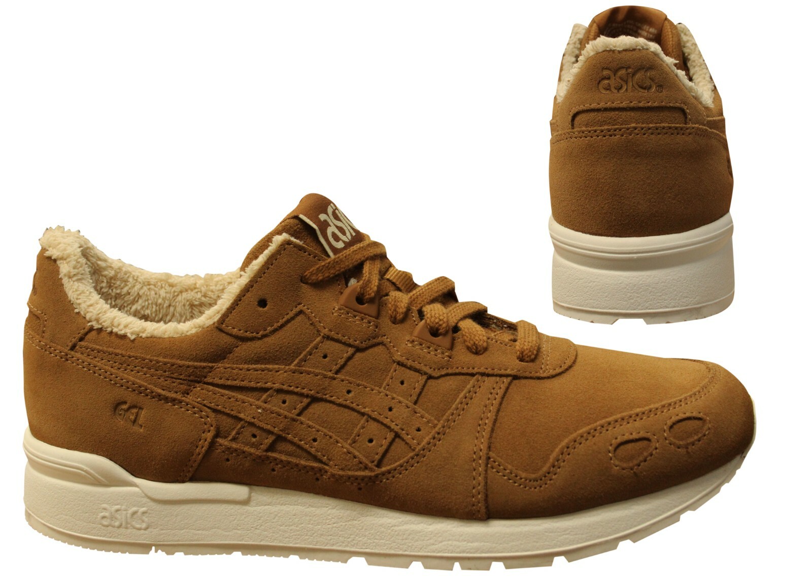 asics brown leather