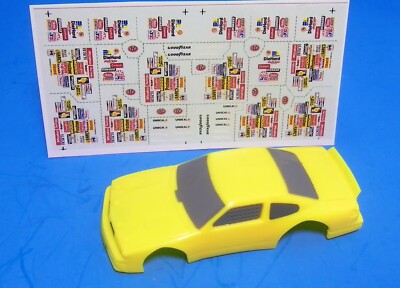 NASCAR HOOKER PENNZOIL SHELL NHRA HO and 1:64 SLOT CAR WHITE Waterslide Decals