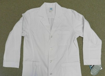 White Lab Coat Size 42 Med Couture 8311 Milliken BioSmart Medical Uniform New