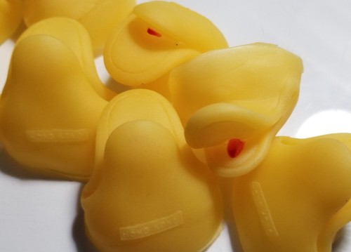 8 Vintage Vinyl Yellow Duck Bills Doll Supplies