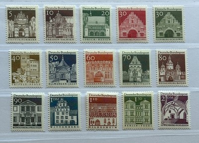 German Stamps 1966  BUNDESREPUBLIK  15  Stamps  MNH all PERFECT Mich 489-503