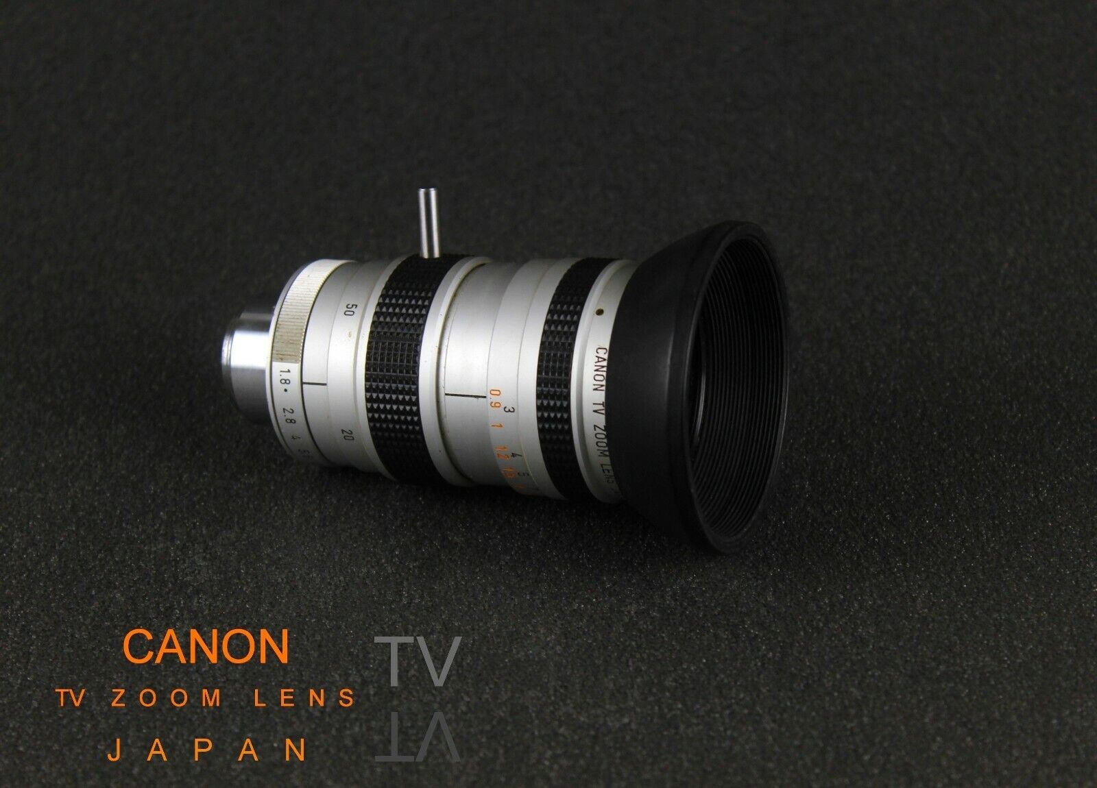 Lens CANON TV ZOOM J4 x 12 12.5-50mm 1 : 1.8 Made in Japan Lens CANON TV ZOOM J4 x 12 12.5-50mm 1 : 1.8 Made in Japan