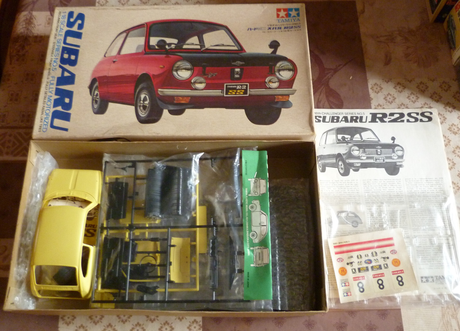 TAMIYA 1/18 SUBARU R-2SS フルモーターライズド Tamiya Subaru R2SS 1/18 | eBay