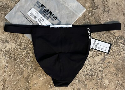 Men s Size L Nu Cin-2 Black Thong 