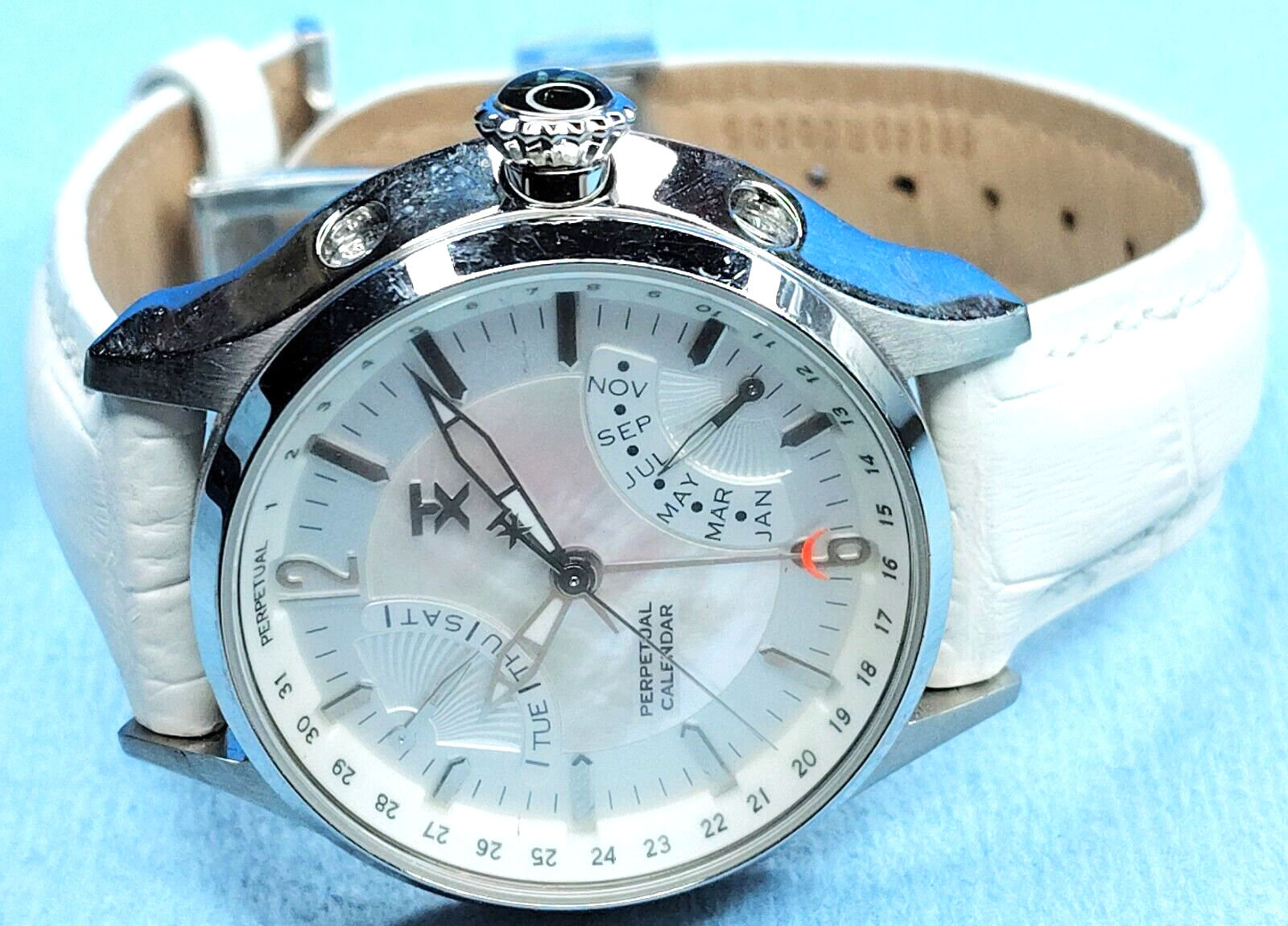 Timex TX Perpetual Calendar Model # T3B771 Watch Case & Band