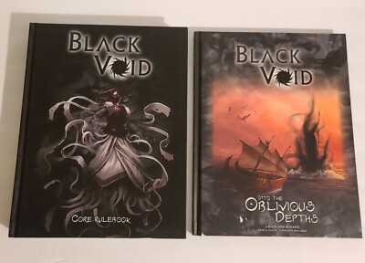 Modiphius BLACK VOID & INTO THE OBLIVIOUS DEPTHS RPG Core Rulebook, Dark Fantasy