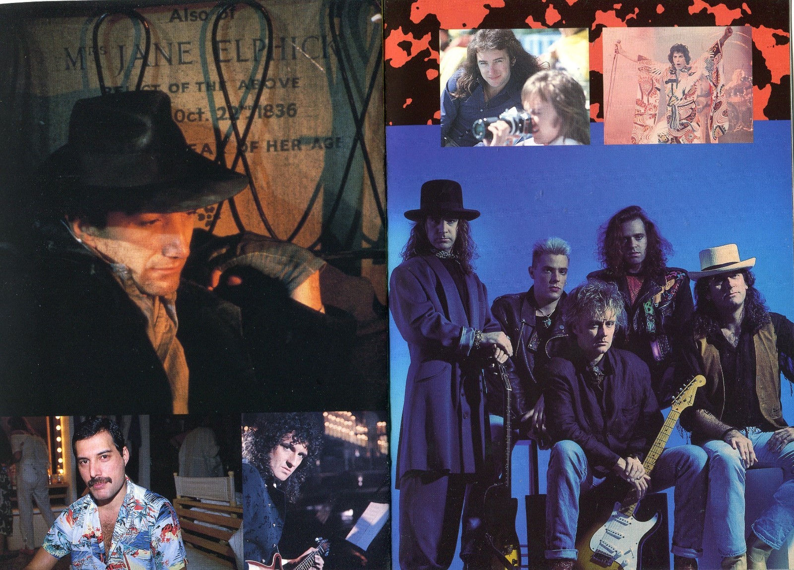 QUEEN AUTUMN 1991 OFFICIAL INTERNATIONAL FAN CLUB MAGAZINE FREDDIE MERCURY