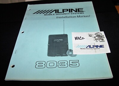 🚨auto Alarm Installation Manual⚡alpine