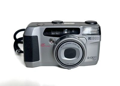 Ricoh R-130Z SUPER 35mm AF Point & Shoot Camera w 38-130mm Zoom   Battery Tested