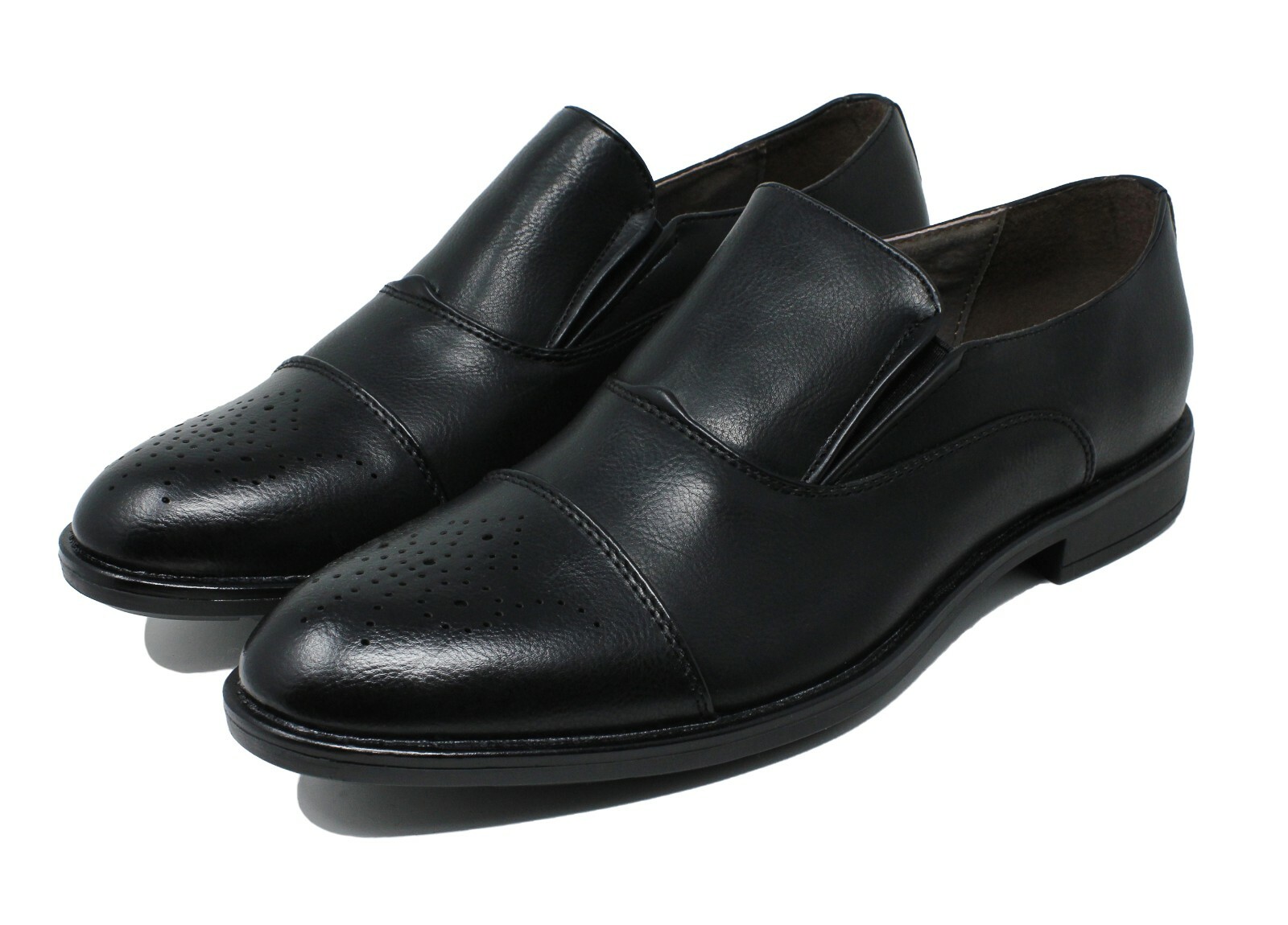 Scarpe uomo classiche nero senza lacci calzature Derby eleganti e da  cerimonia
